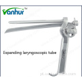 Tubo laringoscópico expansível para laringoscópio